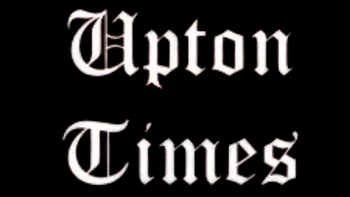 Upton Times Logo White